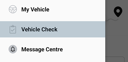 vehicle check menu
